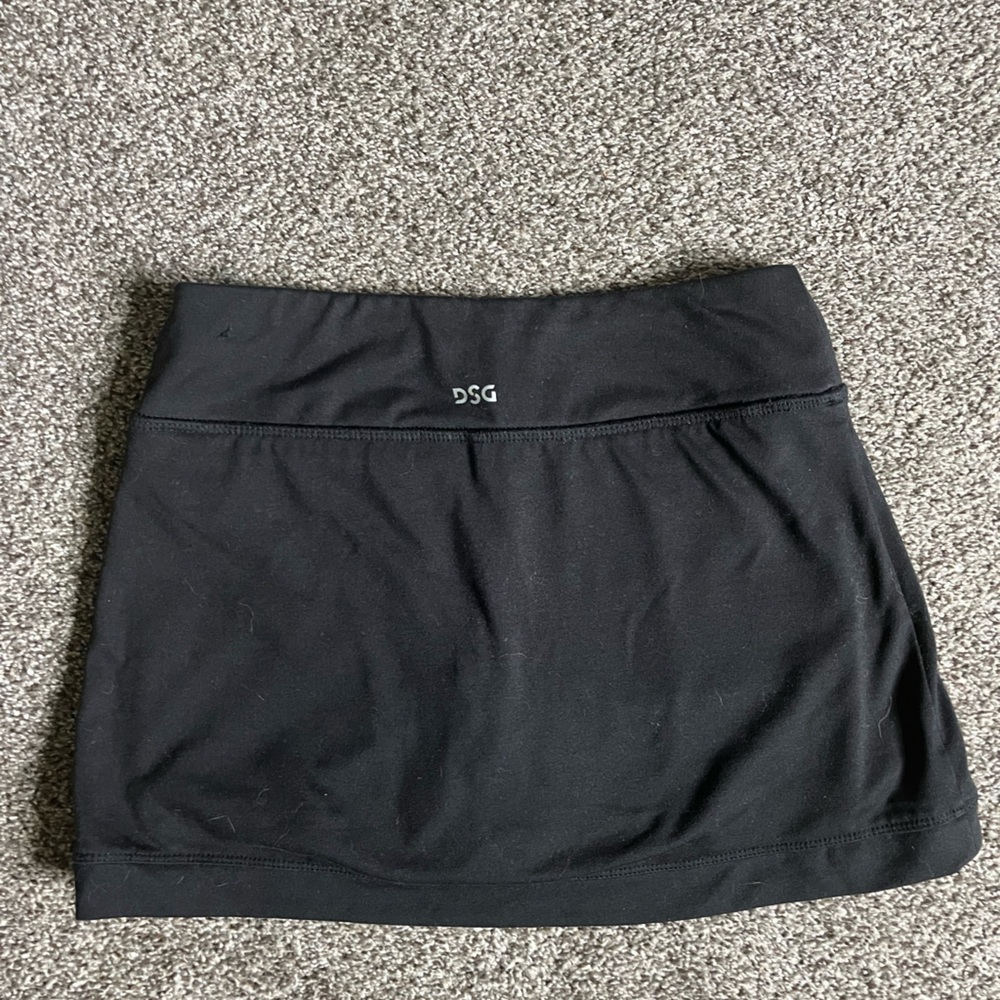 DSG Black athletic skort girls size SMALL 8/9- Dicks sporting goods